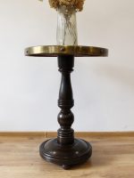 okrągły stolik z mosiężnym blatem - obrazek 12