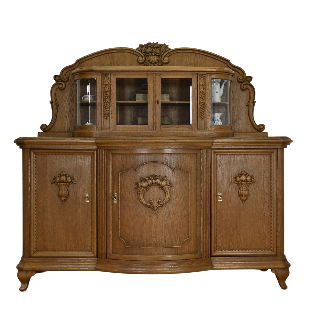 25053002biały kredens międzywojenny - obrazek 1