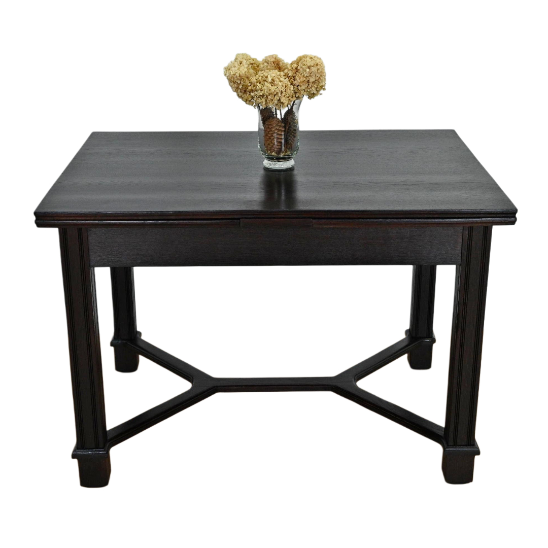 25062811 stół ciemny dębowy rozkładany - obrazek 1