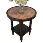 stolik okrągły marmurowy blat ok 1940 rok