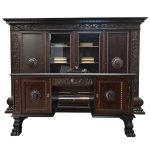 duży gabinet na lwich łapach