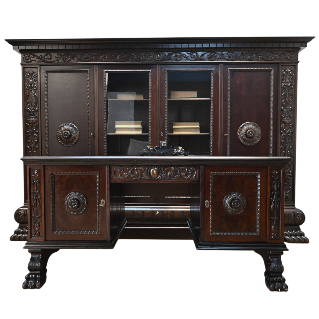 25101704 (0) duży gabinet na lwich łapach - obrazek 1