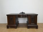 piękne duże biurko międzywojenne - obrazek 15