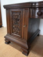 piękne duże biurko międzywojenne - obrazek 10