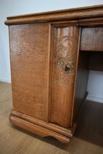 biurko dwustronne w jasnym dębie - obrazek 6