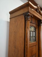 słupek wąska witryna w jasnym dębie - obrazek 5