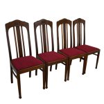 cztery krzesła międzywojenne