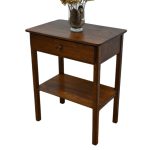 dębowy niciak stolik z szufladą