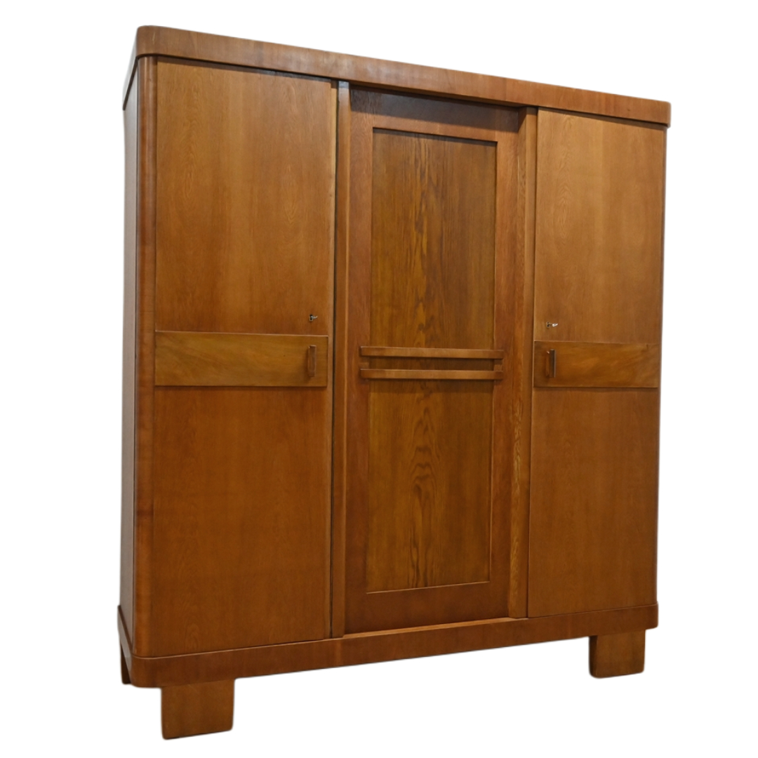 26020402 (0) dębowa szafa art deco - obrazek 1