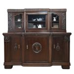 piękny masywny kredens międzywojenny