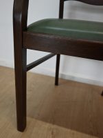 fotel do biurka z zieloną tapicerką - obrazek 11