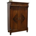 bieliźniarka eklektyczna szafka orzech