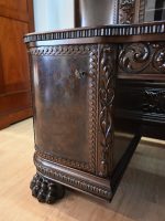 gięty gabinet biurko i biblioteka - obrazek 6