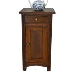 dębowa secesyjna szafka nocna