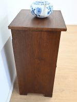 dębowa secesyjna szafka nocna - obrazek 5