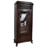 witryna słupek mahoniowy z 1880 roku