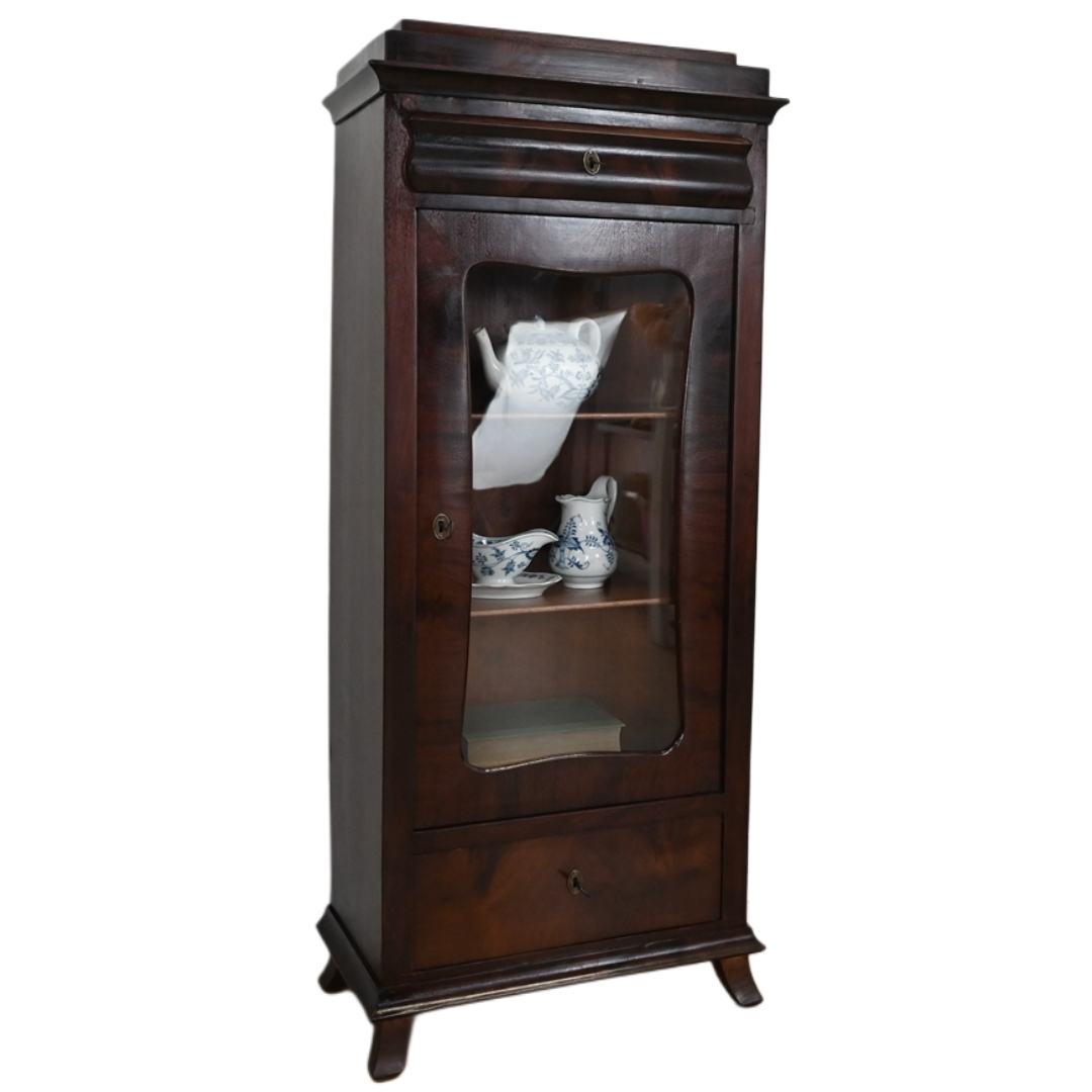 26030302 (0) witryna słupek mahoniowy z 1880 roku - obrazek 1