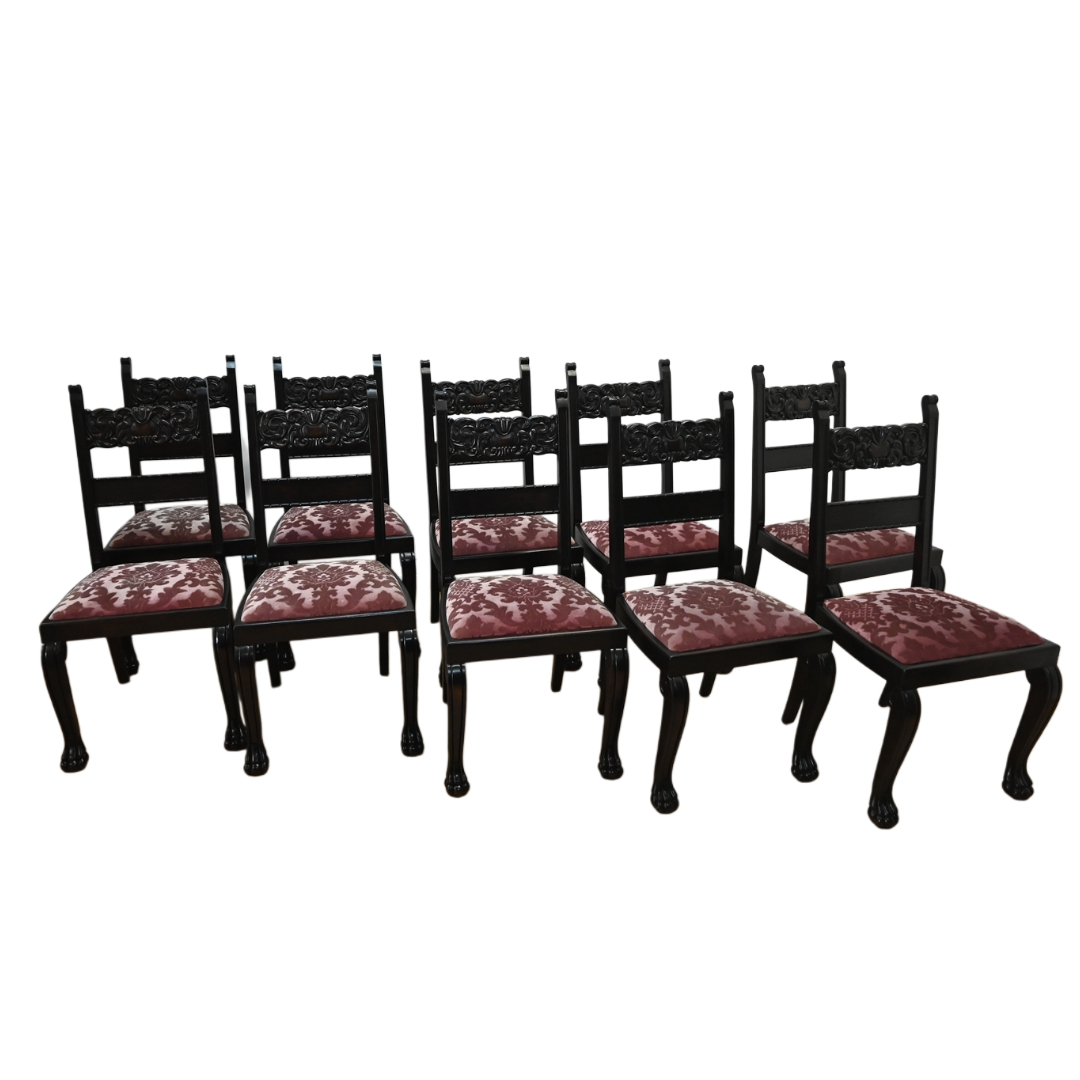 26032503 (0) komplet 10 krzeseł z około 1920 roku - obrazek 1