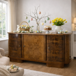 długa orzechowa rozbierana komoda