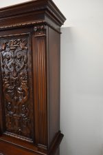 długa orzechowa biblioteka z około 1920 roku - obrazek 7