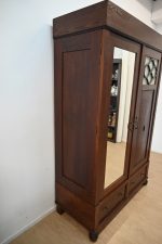 szafa międzywojenna z lustrem szuflady - obrazek 5