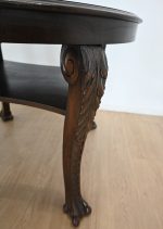 stół z półką stolik na lwich łapach - obrazek 9