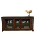 szafka z fazowanymi szybami pod tv