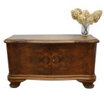 niska orzechowa komoda szafka tv