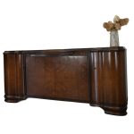 dębowo orzechowa długa komoda