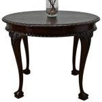 stolik okrągły orzechowy ława