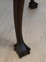 stolik okrągły orzechowy ława - obrazek 9