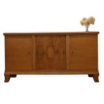 jasna długa komoda dębowa