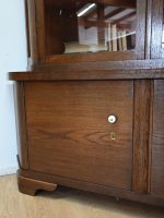 kątnik dębowy art deco witryna - obrazek 12