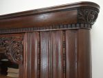 piękna rzeźbiona biblioteka na książki - obrazek 9