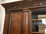 piękny orzechowy gabinet na lwich łapach - obrazek 14